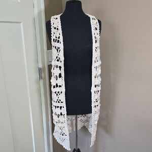 Crochet Lace Vest